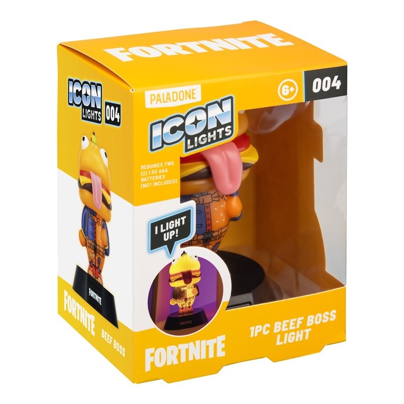 Dekorativní LED Paladone Icon Light Fortnite Beef Boss vícebarevné