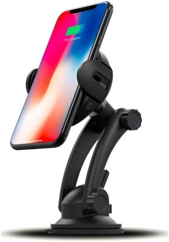 Držák na mobil WG Wireless Charger se senzorem, 10W černý