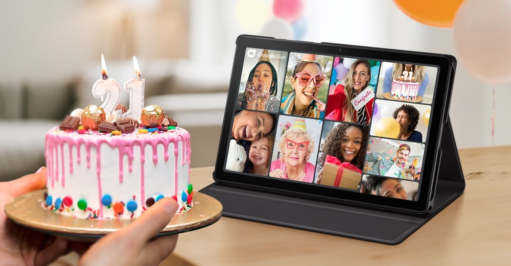 Dotykový tablet Samsung Galaxy Tab A7 LTE stříbrný