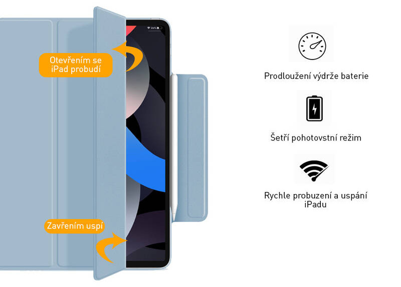 Pouzdro na tablet COTECi magnetické, na Apple iPad Pro 11" (2018/2020/2021/2022) černé Pouzdro na tablet COTECi magnetické, na Apple iPad Pro 11" (2018/2020/2021/2022) černé