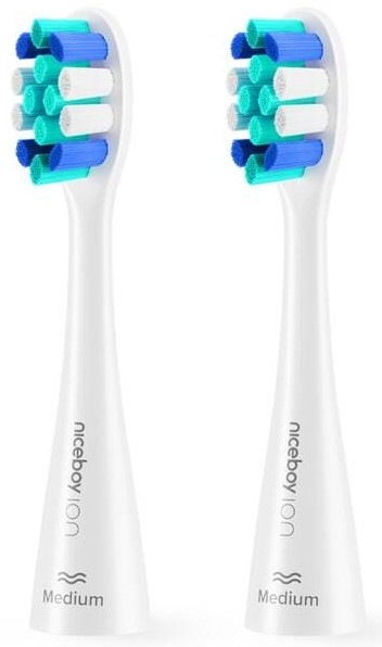 Náhradní hlavice Niceboy ION Sonic Lite Medium white (2 ks)