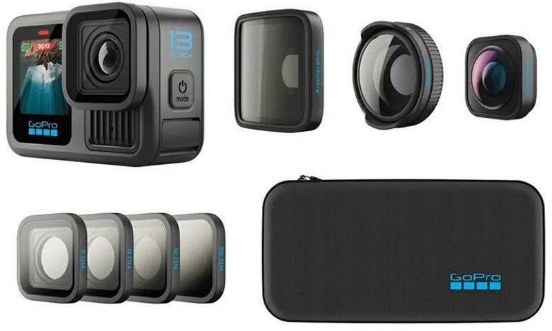 Outdoorová kamera GoPro HERO13 Black HB-Lens Series Bundle