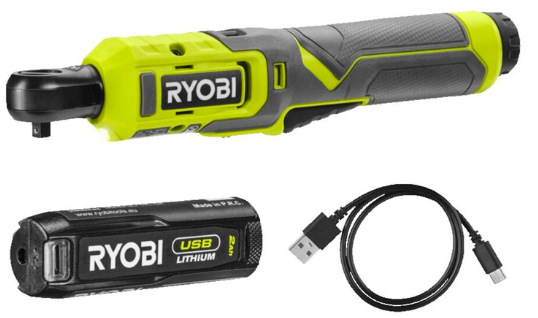 Ráčna akumulátorová Ryobi 4V USB Lithium RR14W4-120G (s baterií)