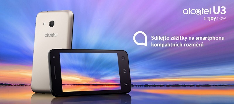 Mobilní telefon ALCATEL U3 2019 černý Alcatel U3 displej