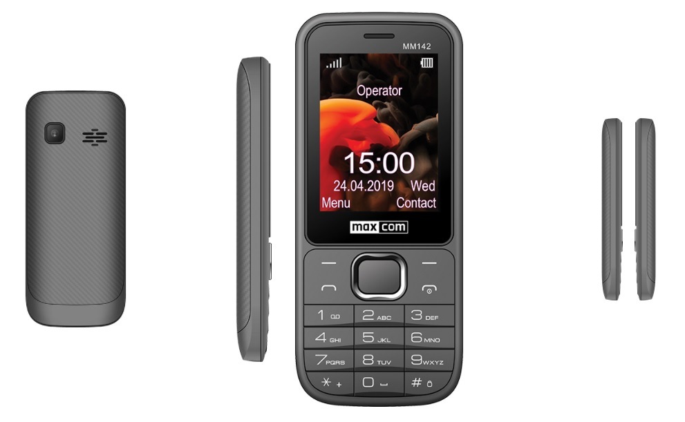Mobilní telefon MaxCom Classic MM142 šedý MaxCom Classic MM142