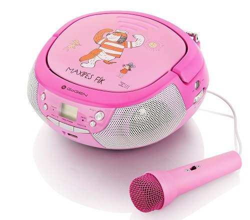 Radiopřijímač GoGEN s CD, růžová
