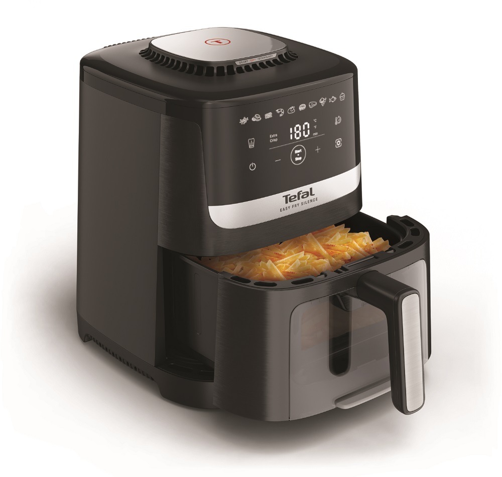 Fritéza horkovzdušná Tefal EY5568E0 Easy Fry Silence černá Fritéza horkovzdušná Tefal EY5568E0 Easy Fry Silence černá