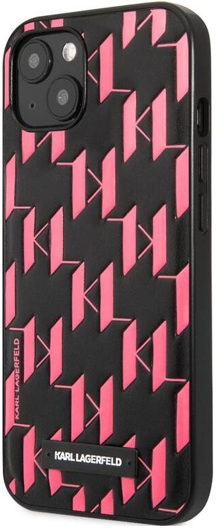 Kryt na mobil Karl Lagerfeld Monogram Plaque na Apple iPhone 13 růžový