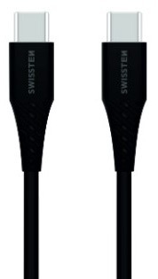 Kabel Swissten USB-C/USB-C, 1m černý