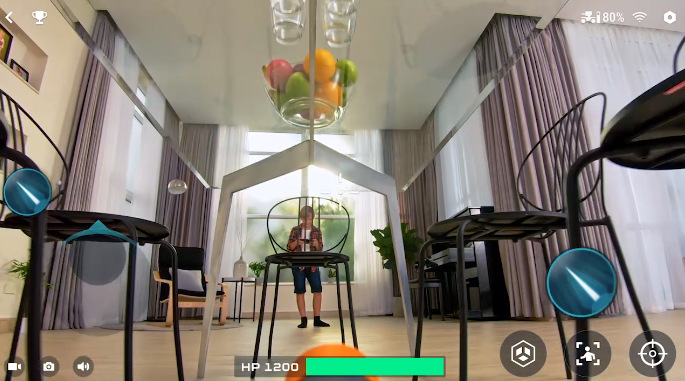 Robot DJI RoboMaster S1, HD kamera šedý