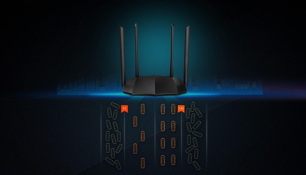 Router Tenda AC8 černý Tenda AC8