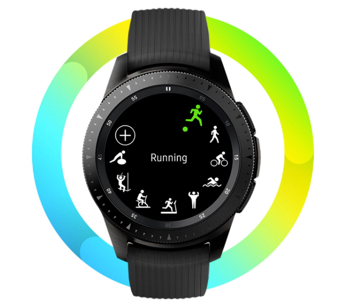Chytré hodinky Samsung Galaxy Watch 42mm - ZÁNOVNÍ - 12 měsíců záruka černé