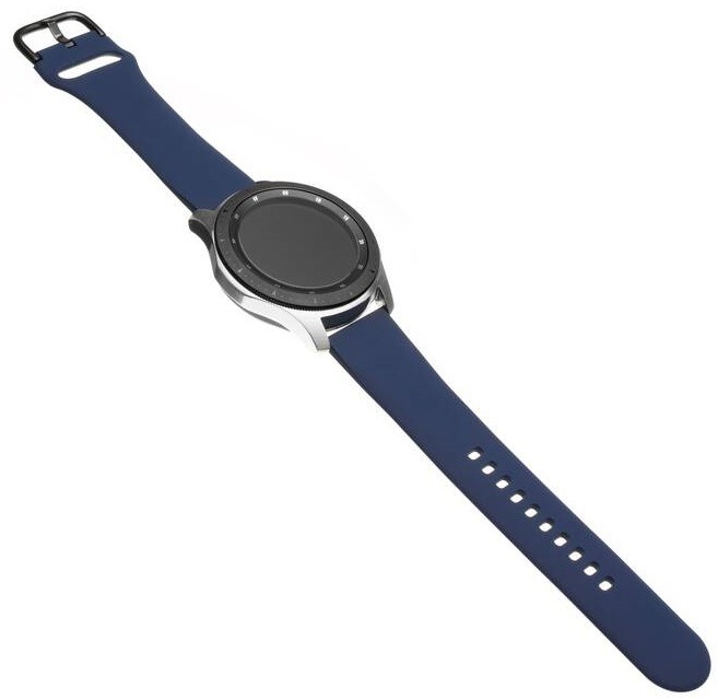 Řemínek FIXED Silicone Strap 20mm na smartwatch modrý Řemínek FIXED Silicone Strap 20mm na smartwatch modrý