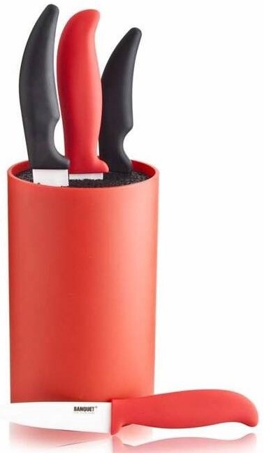 Blok na nože BANQUET Culinaria Red 18 cm