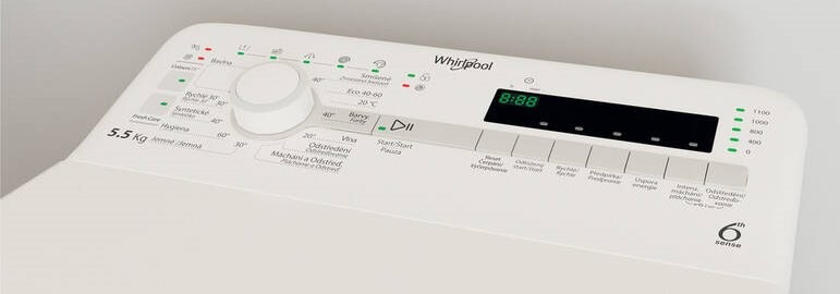 Pračka Whirlpool TDLR 55130S CS/N bílá Pračka Whirlpool Alliance HR TDLR 55130S CS/N