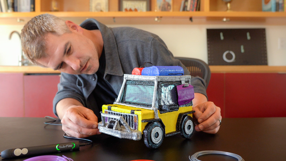 3D pero 3Doodler FLOW + 8 PLA náplní a 3D šablona 3D pero 3Doodler FLOW + 8 PLA náplní a 3D šablona