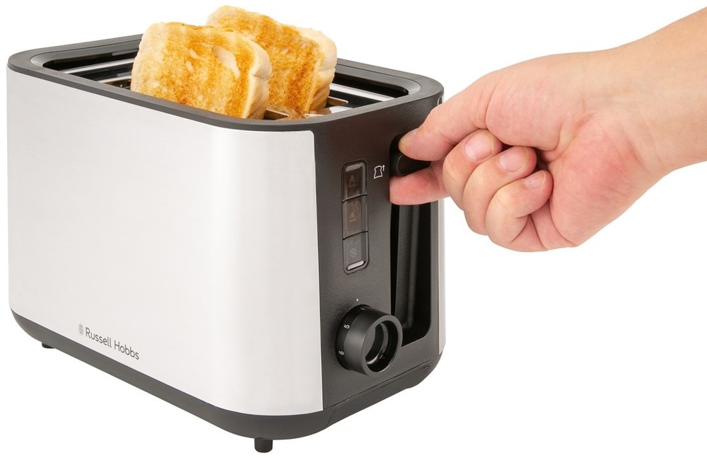 Topinkovač RUSSELL HOBBS 27390-56 Heaton černý/stříbrný Topinkovač RUSSELL HOBBS 27390-56 Heaton černý/stříbrný
