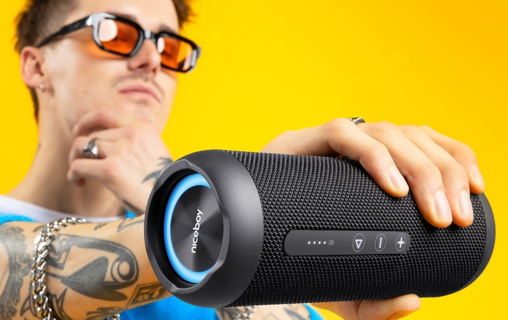 Přenosný reproduktor Niceboy Polaris černý