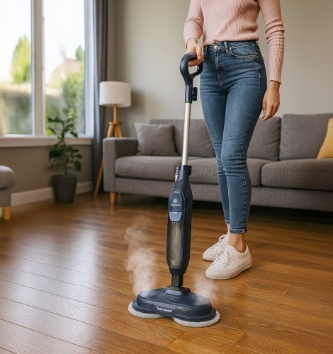 Parní mop Techwood TBV811 černý