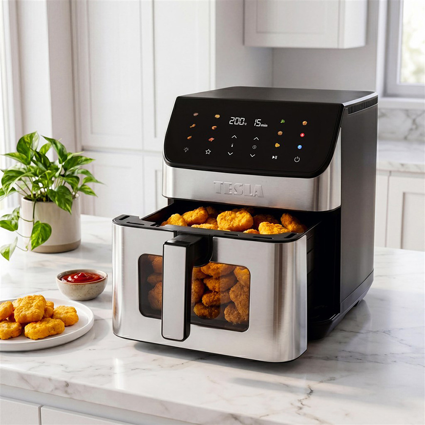Fritéza horkovzdušná Tesla AirCook DualHeat QD65 XXL