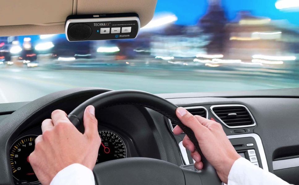 Handsfree Technaxx BT-X22, na stínítko černé Handsfree Technaxx BT-X22, na stínítko černé