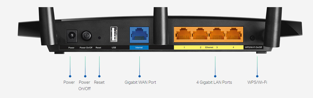 Router TP-Link Archer C7 černý