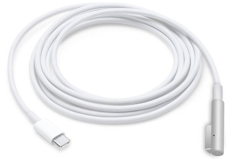 Nabíjecí kabel COTECi USB-C/MagSafe 1 pro MacBook, 2m bílý