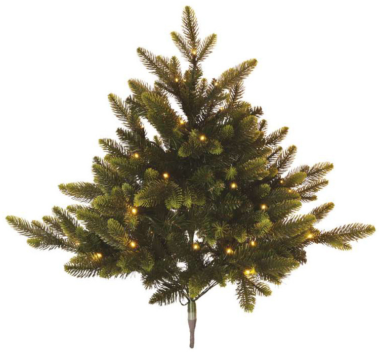 LED dekorace EMOS 40 LED vánoční stromeček, 75 cm, 3x AA, vnitřní, teplá bílá, časovač