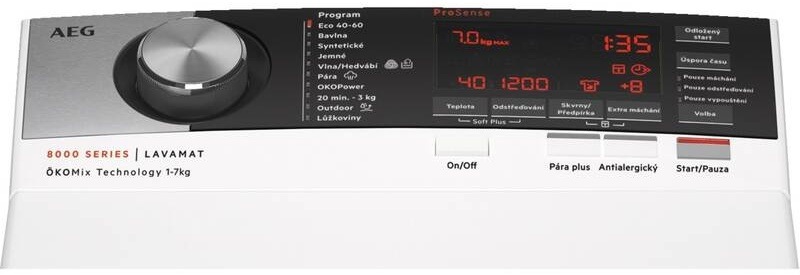Pračka AEG ProSteam® LTN8C373C bílá Pračka AEG ProSteam® LTN8C373C bílá