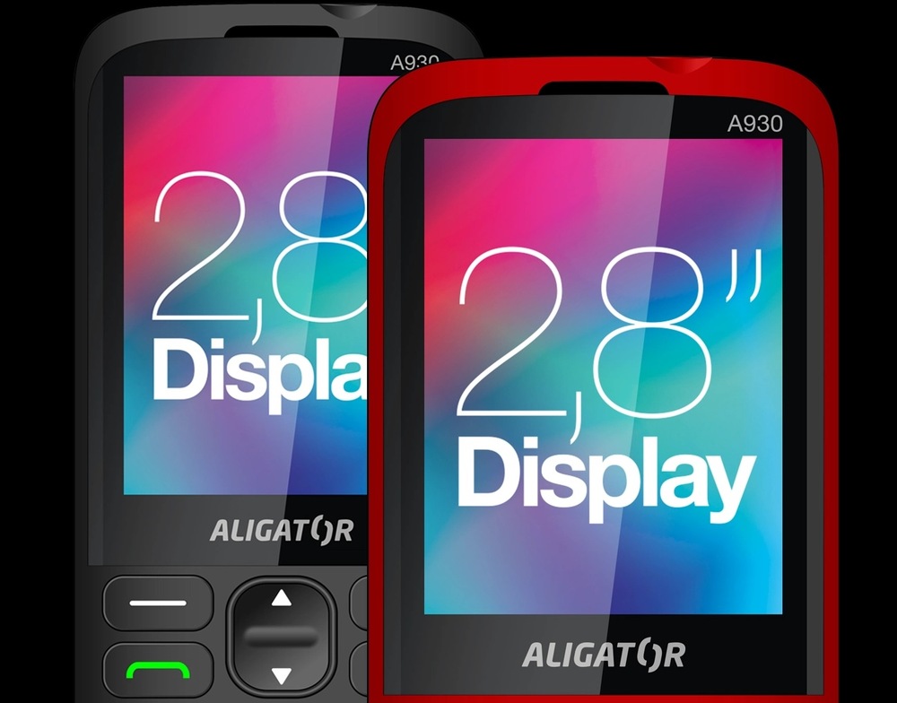 Mobilní telefon Aligator A930 4G červený Mobilní telefon Aligator A930 4G červený