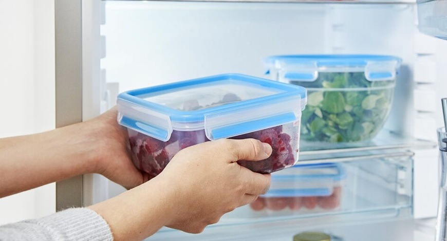 Sada potravinových dóz Tefal Master Seal Fresh N1033010 plast Sadu potravinových dóz Tefal N1033010 Master Seal Fresh lze uchovávat v ledničce.