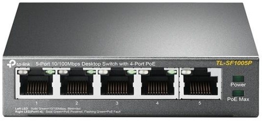 Switch TP-Link TL-SF1005P šedý