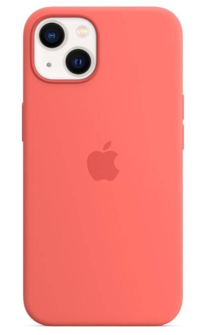 Apple Silicone Case s MagSafe pro iPhone 13, pomelově růžová