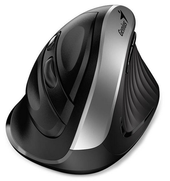 Myš Genius Ergo 8250S černá/stříbrná Genius Ergo 8250S (31030031401) černá/stříbrná