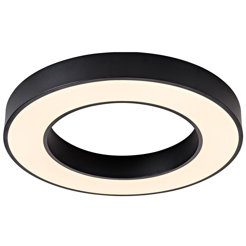 Stropní svítidlo IMMAX NEO PASTEL SLIM SMART 60 x 7cm 53W Zigbee 3.0, TUYA černé