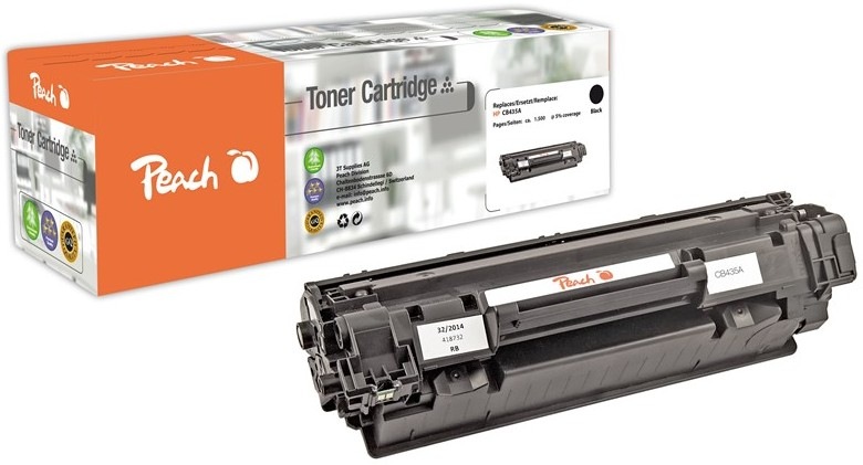 Černý toner Peach HP 35A, CB435A s výtěžností 1500 stran
