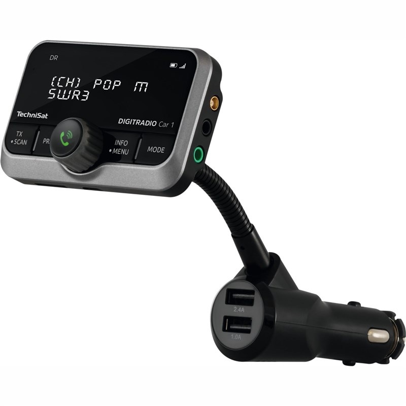 FM/DAB+ Transmitter TechniSat DIGITRADIO CAR 1 černý