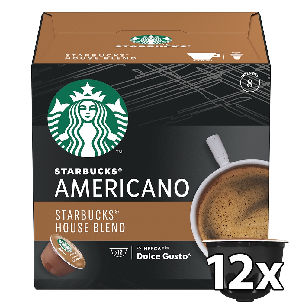 Kapsle pro espressa Starbucks MEDIUM HOUSE BLEND 12 Caps Kapsle pro espressa Starbucks MEDIUM HOUSE BLEND 12 Caps