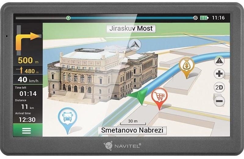 Navigační systém GPS NAVITEL E700 černá