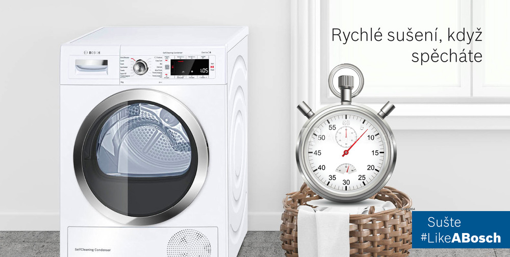 Sušička prádla Bosch Serie 4 WTH83256BY bílá Sušička prádla Bosch Serie 4 WTH83256BY bílá