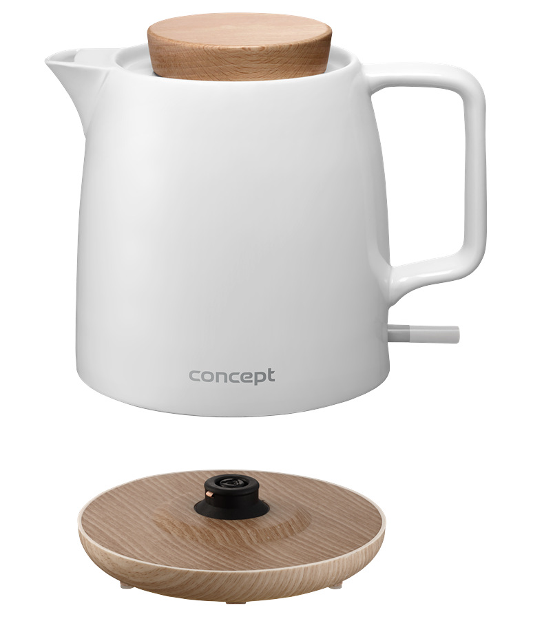 Rychlovarná konvice Concept RK0085 Elegant, 1 l bílá Rychlovarná konvice Concept RK0085, 1 l