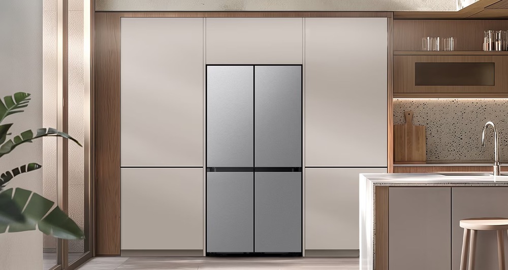 Americká lednice Samsung RM70F63NEREO nerez/ocel Americká lednice Samsung RN70F63NEREO v kuchyni