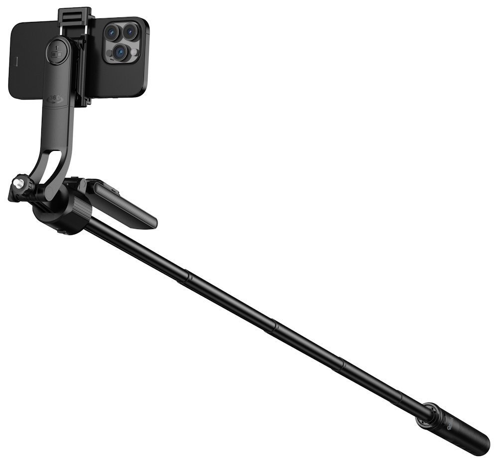 Stativ Rollei Easy Creator Quadpod LED-Kit černý Rollei Easy Creator Quadpod LED-Kit s roztaženou rukojetí