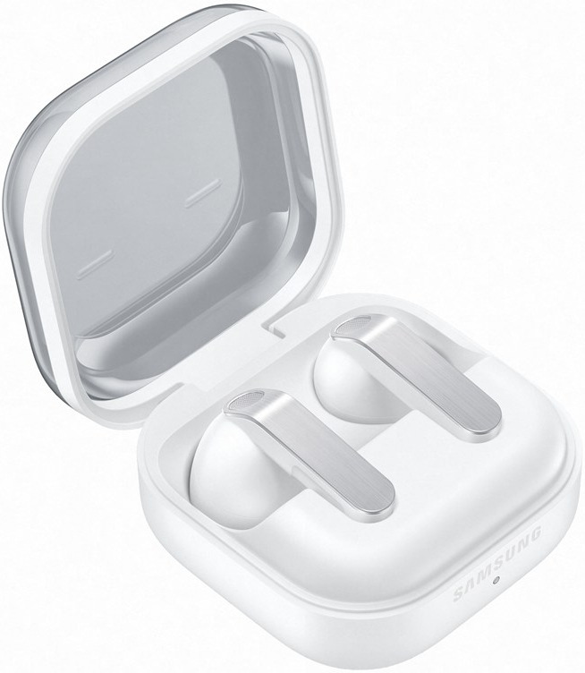 Bezdrátová sluchátka Samsung Galaxy Buds4, bílá barva