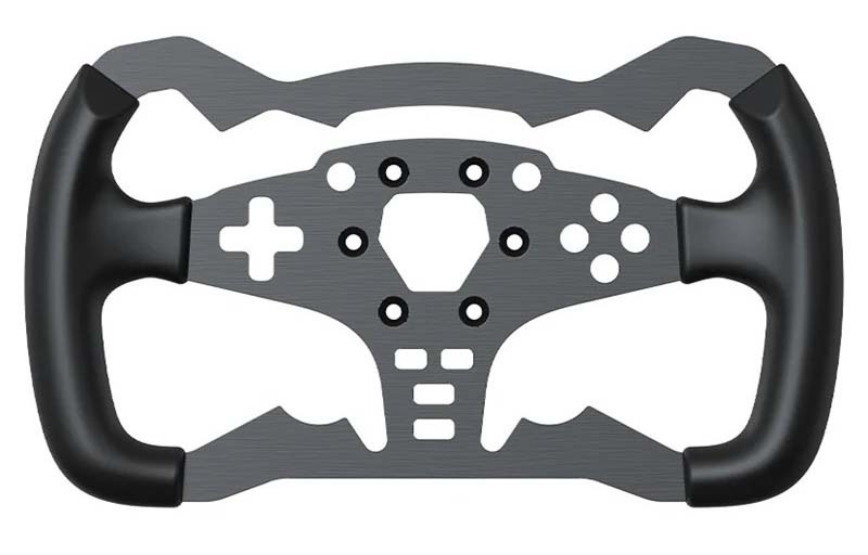Věnec volantu Moza Racing ES Formula Wheel Mod v černé barvě.
