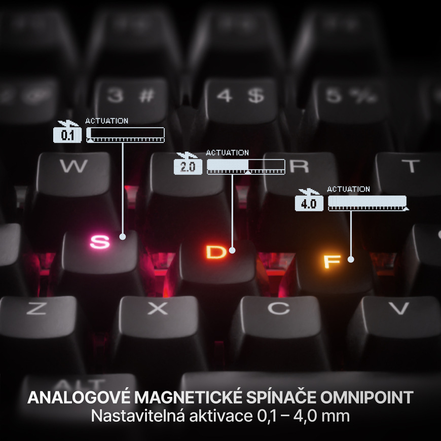 Analogové magnetické spínače OmniPoint s nastavitelnou aktivační vzdáleností od 0,1 do 4,0 mm