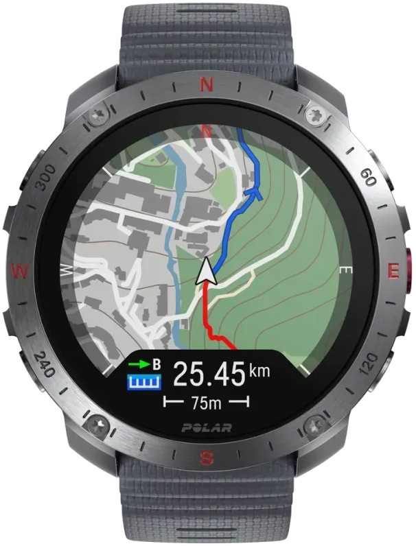 Polar Grit X2 Pro vel. S–L, stříbrná/šedá