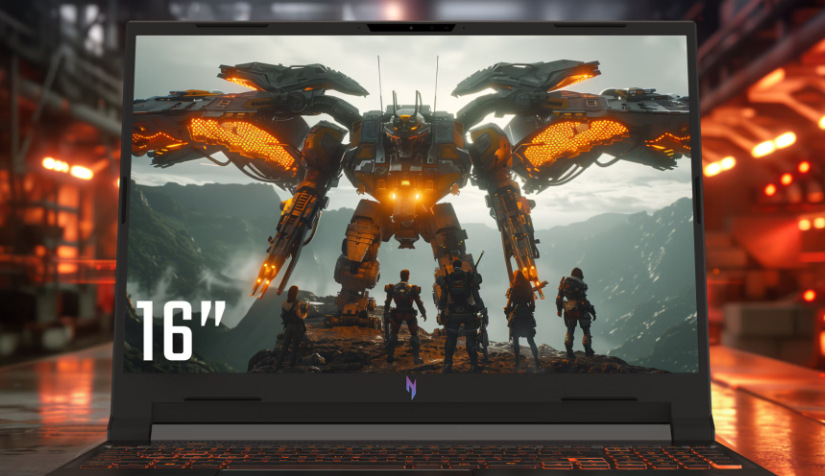 Notebook Acer Nitro V 16 AI (ANV16-42-R5L5) černý Acer Nitro V 16 AI má nádherný 16