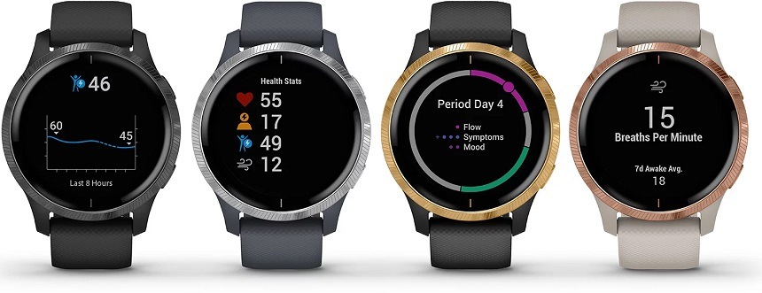 Chytré hodinky Garmin Venu Silver/Blue Garmin Venu