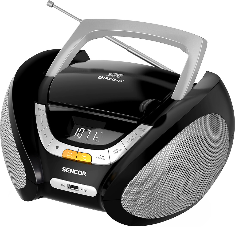 Radiopřijímač s CD Sencor SPT 2320 černý Radiopřijímač s CD Sencor SPT 2320 černý